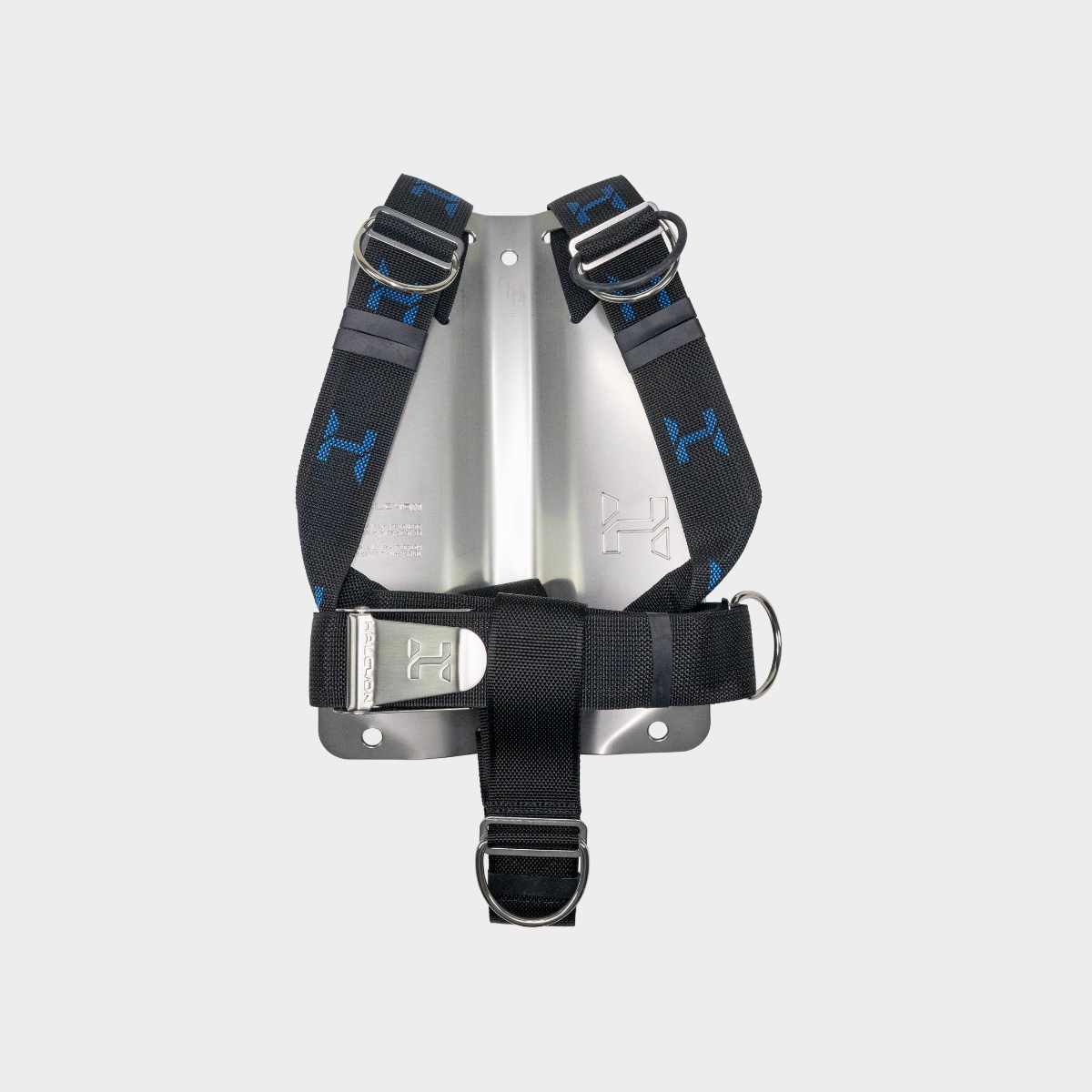 Small Stainless steel backplate and harness