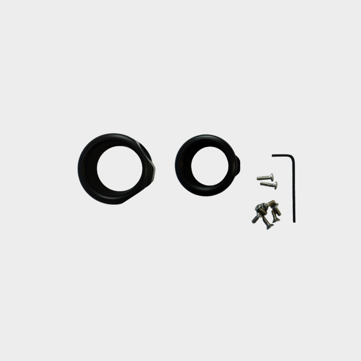 Door handle replacement kit one handle 2 screws 4 washers